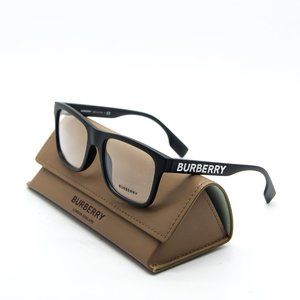 NEW BURBERRY BE 2353 3464 MATTE BLACK AUTHENTIC SUNGLASSES W/CASE 53-18-145